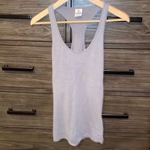 Grey victoria’s secret racer back tank top